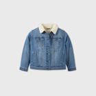 Women's Plus Size Sherpa Jacket - Universal Thread Blue