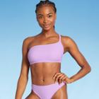 Juniors' One Shoulder Bikini Top - Xhilaration Lavender D/dd Cup, Purple