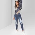 Women's High-rise Destructed Skinny Jeans - Wild Fable