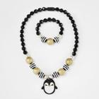 Toddler Girls' Penguin Necklace Set Cat & Jack Black, Gold
