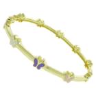 Target Ellen 18k Gold Overlay Enamel Butterfly Design Bangle, Girl's,