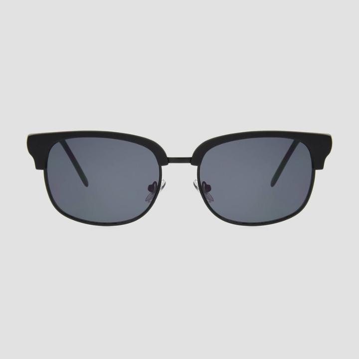 Men's Retro Browline Sunglasses - Original Use Black