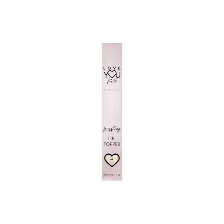 Love You First By Realher Dazzling Champagne Gloss Topper - 0.13 Fl Oz, Dazzling Beige