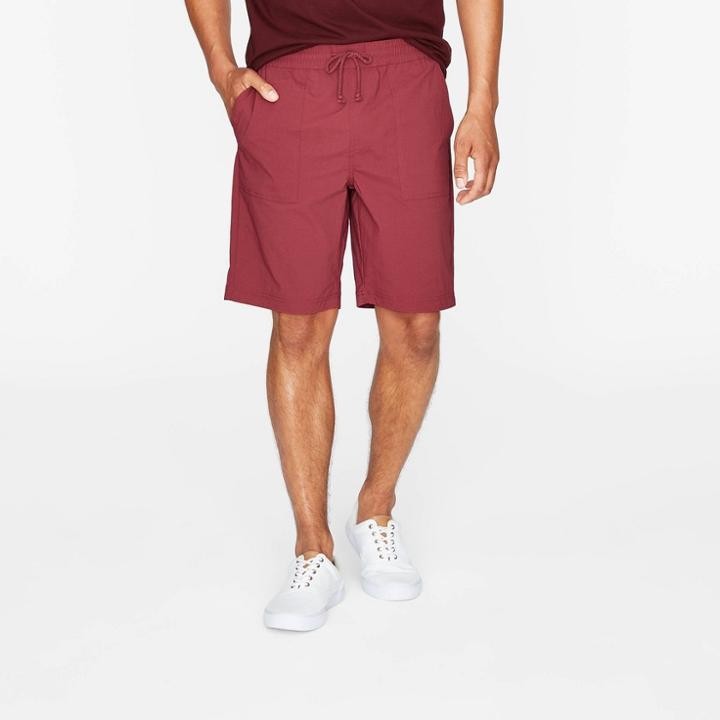 Men's 9 Utility Woven Pull-on Shorts - Goodfellow & Co Berry