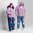 Plus Size Hooded Quilted Jacket - Wild Fable Light Purple