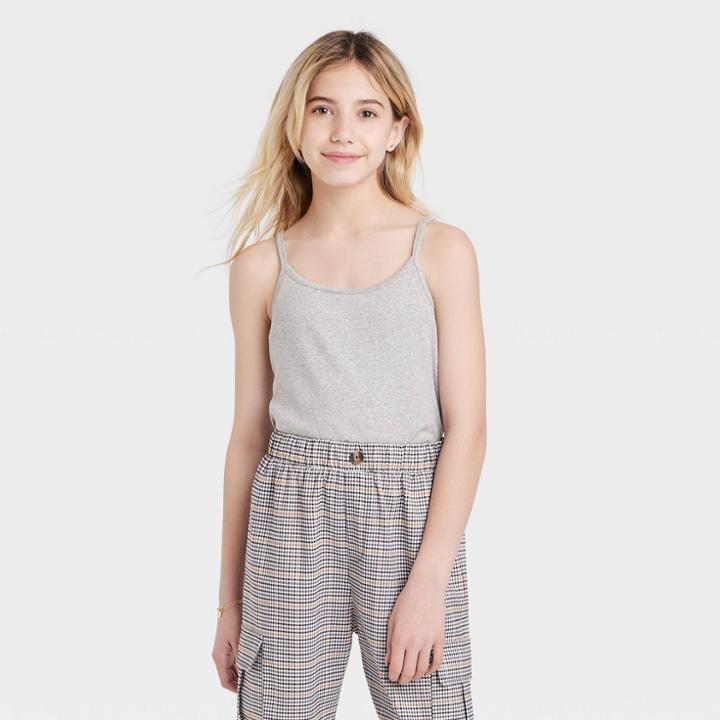 Girls' Tank Top - Art Class Heathered Gray
