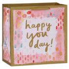 Spritz Happy You Day Watercolor Gift Bag -