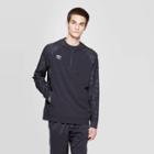 Umbro Men's Woven Training Quarter Zip Jacket - Black