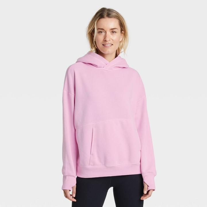 Women's Fleece Hoodie - All In Motion Calm Violet Xs, Calm Purple