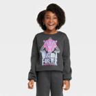 Girls' Black Panther Wakanda Forever Dreamy Fleece Sweatshirt - Black