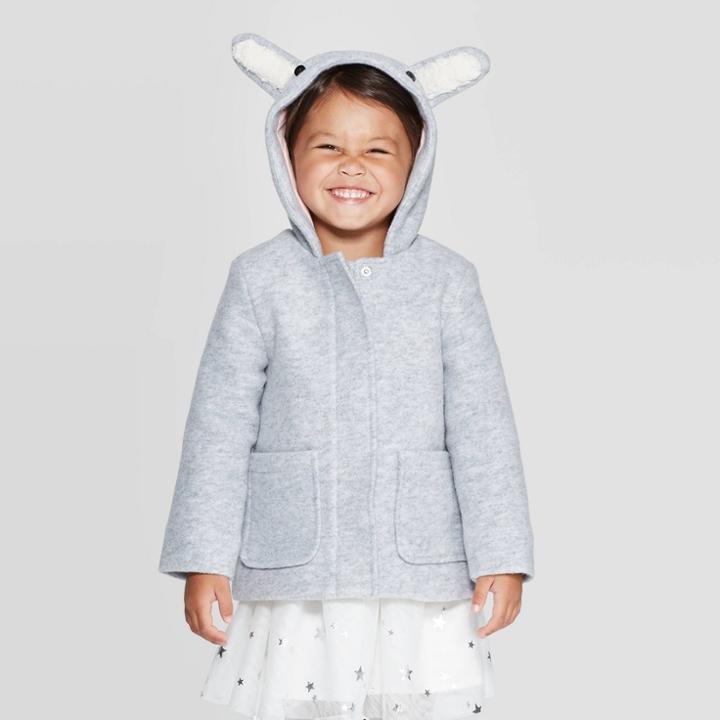 Toddler Girls' Fashion Jacket - Cat & Jack Gray
