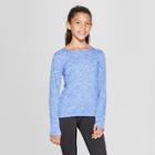 Girls' Pleated Back Long Sleeve T-shirt - C9 Champion Blue