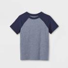 Toddler Boys' Jersey Knit Short Sleeve T-shirt - Cat & Jack Navy