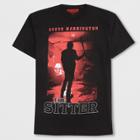 Men's Short Sleeve Stranger Things The Sitter Crew T-shirt - Black Walnut