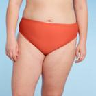 Women's Plus Size Bikini Bottom - Kona Sol Rust