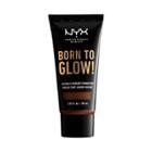 Nyx Professional Makeup Born To Glow Radiant Foundation Deep Walnut - 1.01 Fl Oz, Deep Brown