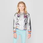 Nickelodeon Girls' Jojo Siwa Closet Metallic Bomber Jacket -