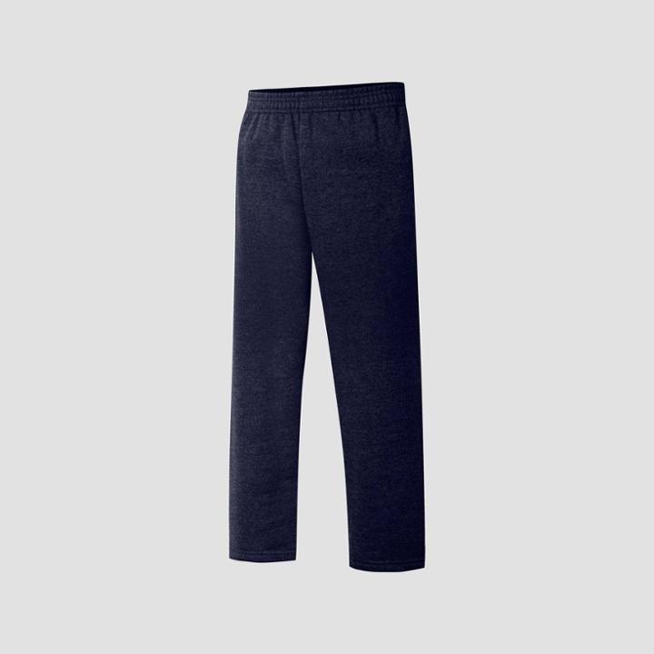 Hanes Kids' Eco Smart Open Leg Sweatpants - Navy