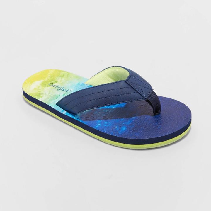 Boys' Krew Sandals - Cat & Jack Navy Base