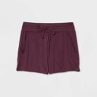 Women's Essential Mid-rise Knit Shorts 5 - All In Motion Mulberry