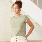 Women's Short Sleeve T-shirt - Universal Thread Light Green