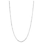 Distributed By Target Women's Necklace Chain Sterling Silver With Station Bar - Silver (18+2),