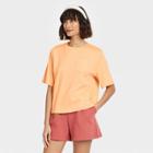 Women's Short Sleeve T-shirt - A New Day Orange