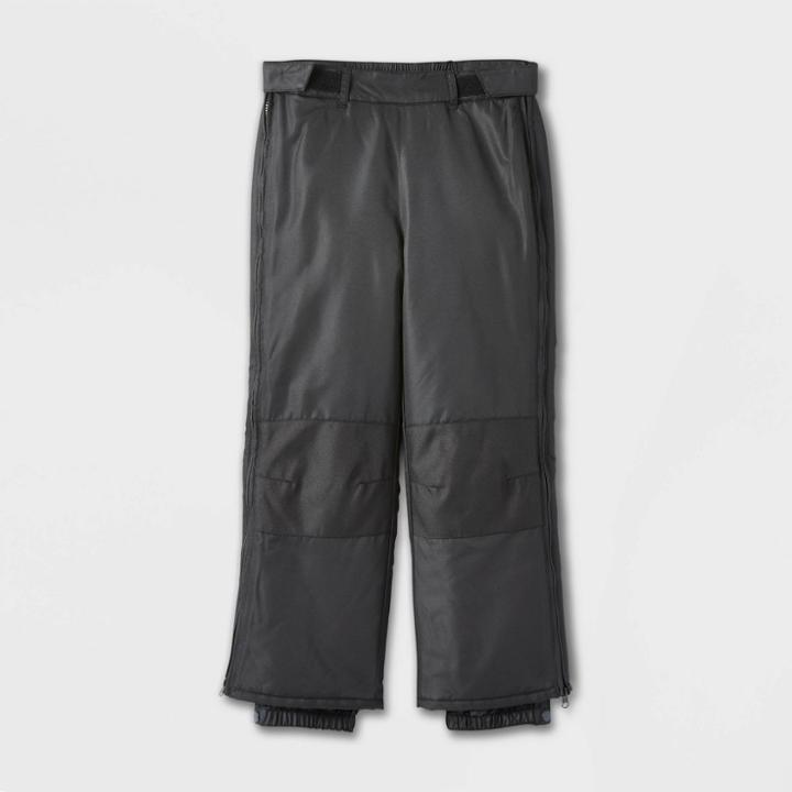 Kids' Adaptive Snow Pants - Cat & Jack Black