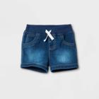 Baby Boys' Jean Shorts - Cat & Jack Medium Denim Wash Newborn, Blue