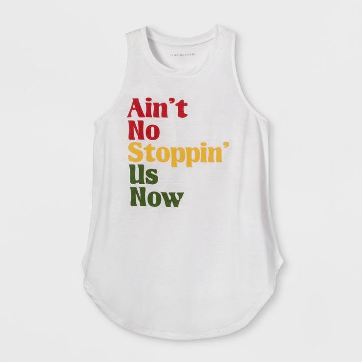 Lyric Culture Women's Aint No Stoppin Us Now Tank Top - Cream