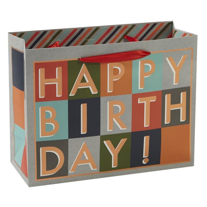 Spritz Happy Birthday Blocks Cub Bag -