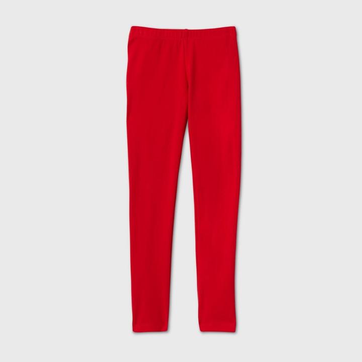 Girls' Leggings - Cat & Jack Red