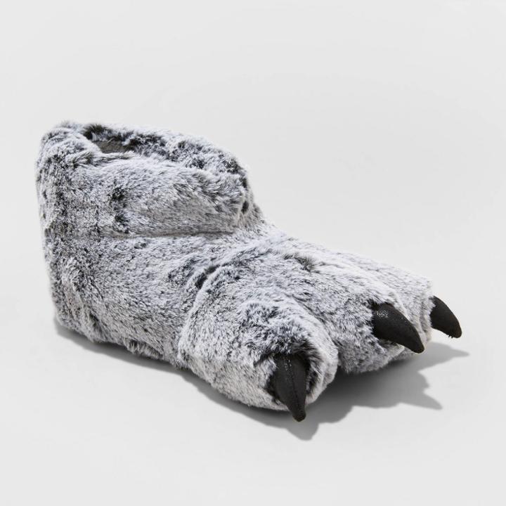 Boys' Ferdinand Dinosaur Claw Slippers - Cat & Jack Charcoal Gray