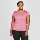 Women's Plus Size Short Sleeve Run T-shirt - C9 Champion Berry Heather