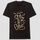 Well Worn Petitemen's Mickey Mouse & Friends Short Sleeve Graphic T-shirt - Black Tie M,