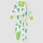 Honest Baby Lucky Yoga Organic Cotton Snug Fit Footed Pajama