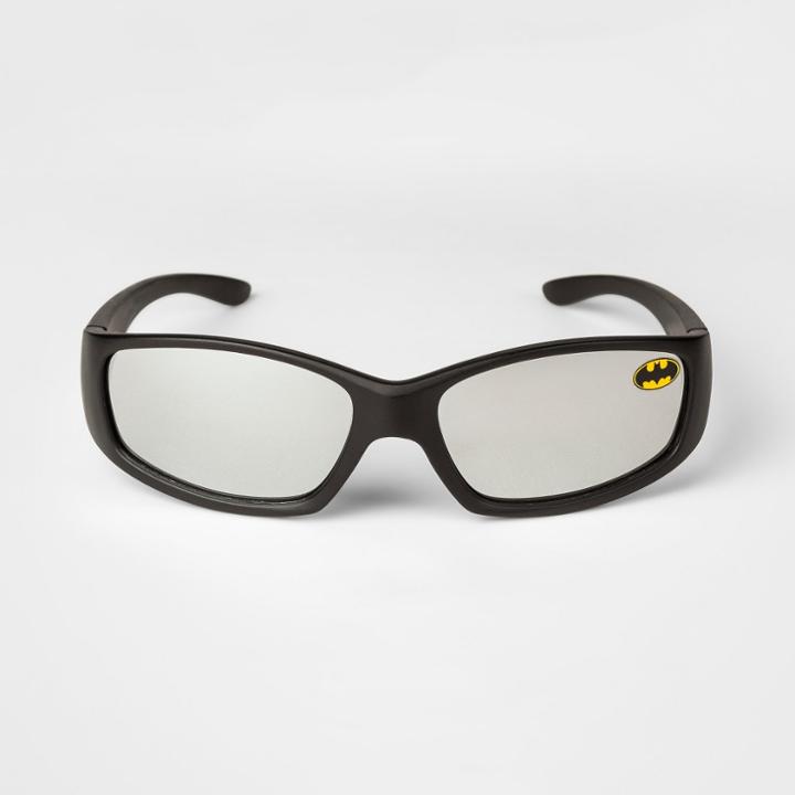 Dc Comics Boys' Batman Sunglasses With Case - Black