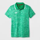 Umbro Boys' Heather Polo Shirt Jelly Bean/white