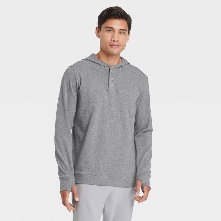 Men's Supima Fleece Sweatshirt - All In Motion Gray