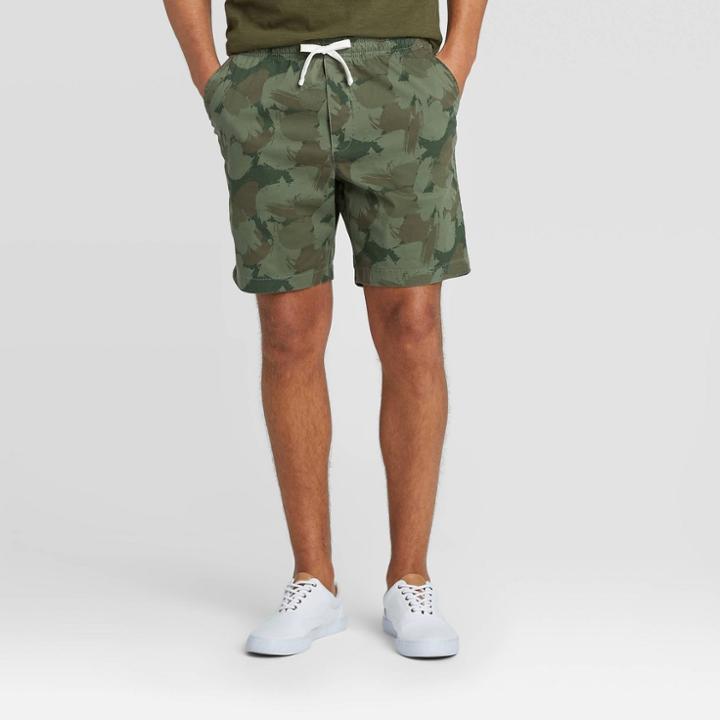 Men's 8 Pull-on Shorts - Goodfellow & Co Green
