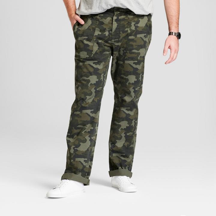 Men's Big & Tall Utility Cargo Pants - Goodfellow & Co Camo