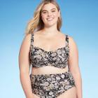 Women's Plus Size Twist-front Bikini Top - Kona Sol Multi 14w,