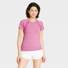 Women's Short Sleeve Seamless Crewneck Athletic T-shirt - All In Motion Berry Purple