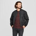 Men's Aviator Bomber Jacket - Goodfellow & Co Black