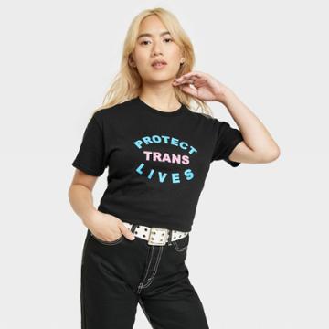 Ph By The Phluid Project Pride Adult Protect Trans Lives Phluid Project Short Sleeve T-shirt - Black