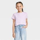 Girls' Short Sleeve T-shirt - Cat & Jack Soft Violet