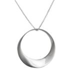 Target 31mm Open Circle Pendant In Sterling