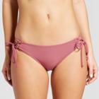 Women's Lace-up Cheeky Bikini Bottom - Xhilaration Primrose