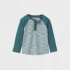 Toddler Boys' Confetti Striped T-shirt - Cat & Jack Green
