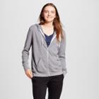 Women's Zip-up Sweatshirt - Mossimo Supply Co. Heather Gray